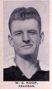 1932 Godfrey Phillips Tobacco Victorian League & Association Footballers #44 William Koop Front
